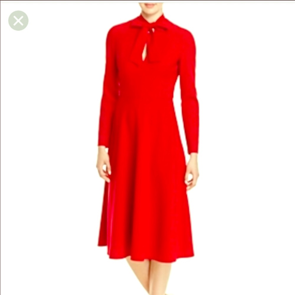 New black halo Princeton dress in Red